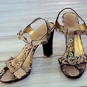 Coach Vintage turn lock platform Sandals